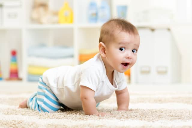 Barbie crawling 2025 baby